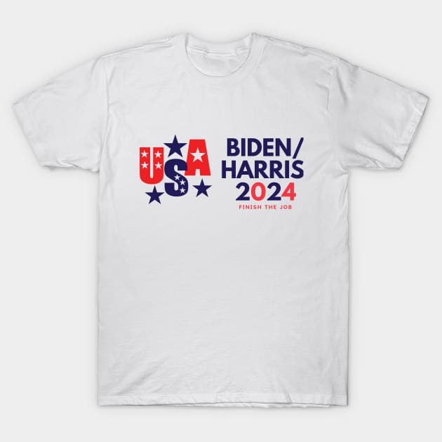 Biden Harris 2024 T-Shirt by She Gets Creative